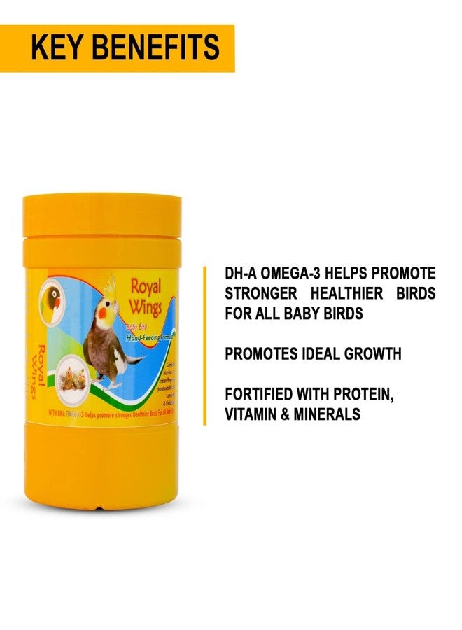 TUNAI SF+ Royal Wings Hand Feeding Formula Bird Food | 500 G | for All New Born Birds,All Life Stages - Image 2